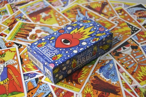 Tarot del Fuego by Heraclio Fournier – 78 Hand-Drawn Cards on Premium Cardstock