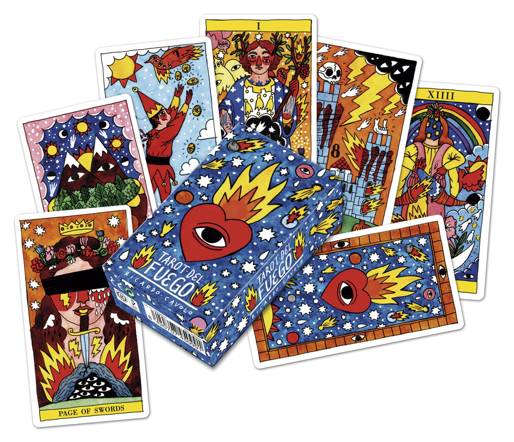Tarot del Fuego by Heraclio Fournier – 78 Hand-Drawn Cards on Premium Cardstock