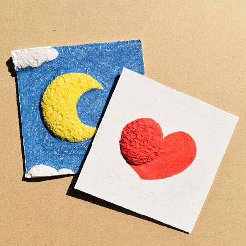 Tatahu Magic Puffy Paper Kit: 3D Foam Texture Sheets for DIY Art and Crafts
