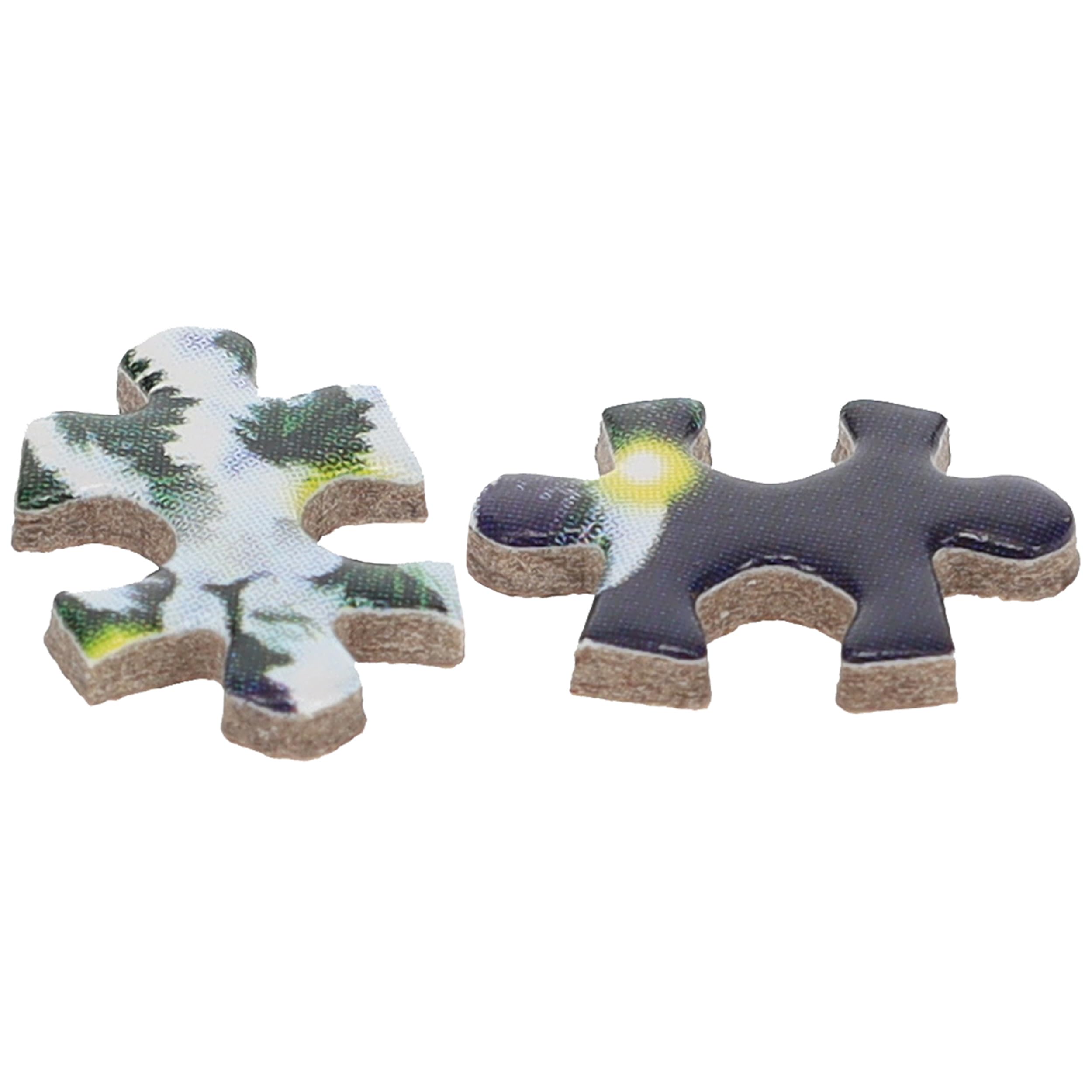 TDC Games World's Smallest Holiday Jigsaw Puzzle - Naughty or Nice - Mini 234-Piece Challenge with Tweezers