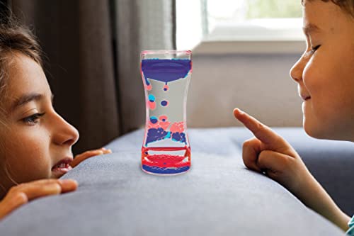 Teacher Red & Blue Liquid Motion Bubbler – Calming Desk Fidget Toy for Focus and Stress Relief
