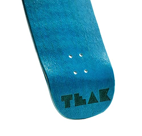 Teak Tuning Prolific Boxy Fingerboard 33.5mm x 96mm – Teak Teal 5-Ply with Color Matching Mid Ply + Foam Tape