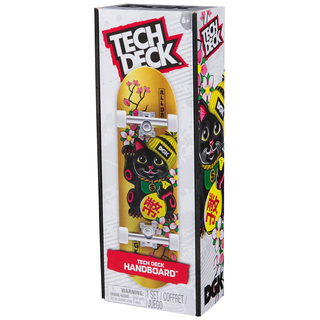 Tech Deck DGK Handboard - Authentic Mini Skateboard for Hands, 10.857-Inch Long, Die-Cast Trucks, Ages 6+