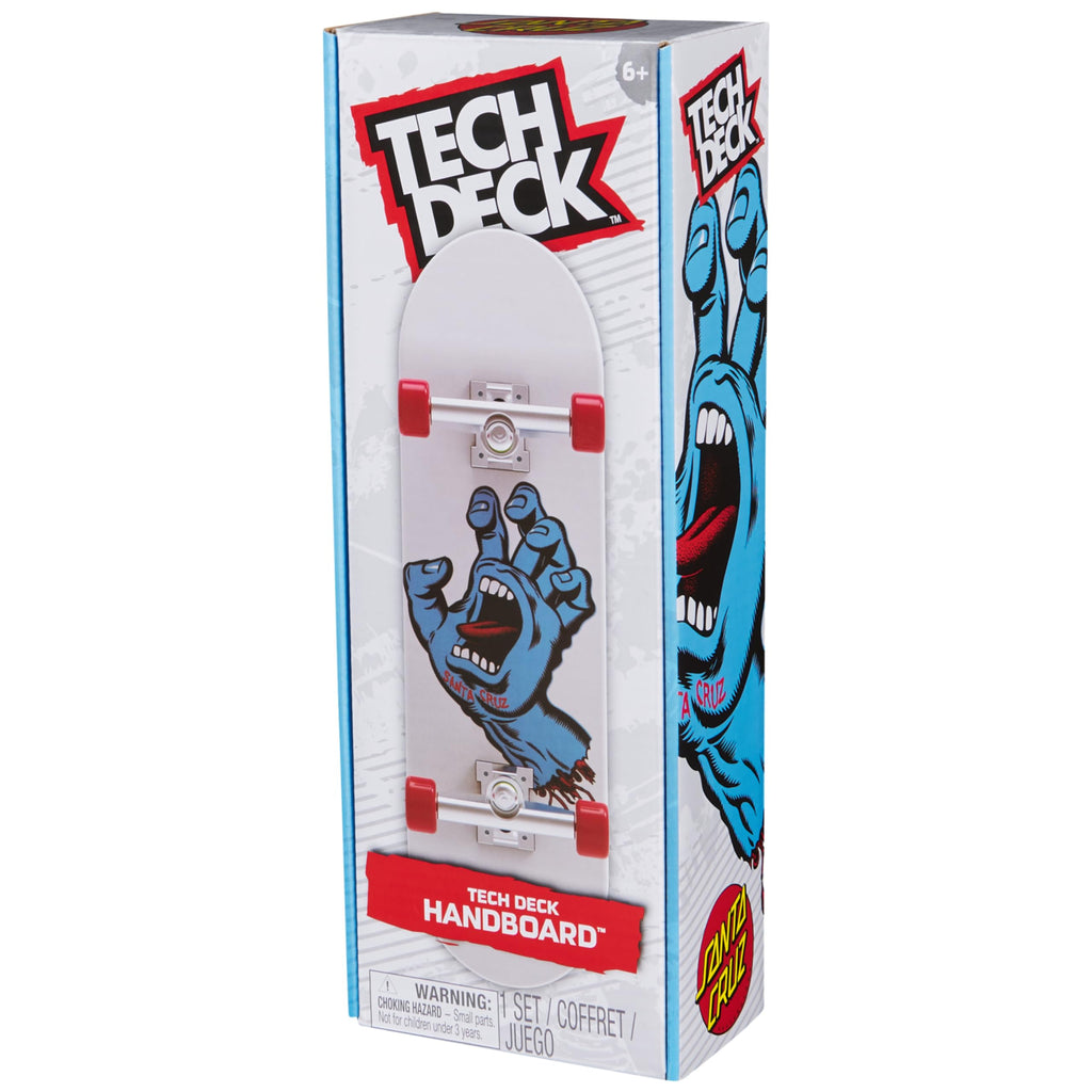 Tech Deck Santa Cruz Handboard – Oversized Mini Skateboard for Hand Tricks, Ages 6+