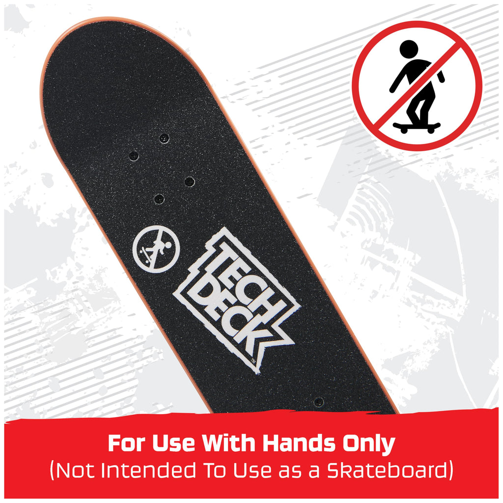 Tech Deck Santa Cruz Handboard – Oversized Mini Skateboard for Hand Tricks, Ages 6+