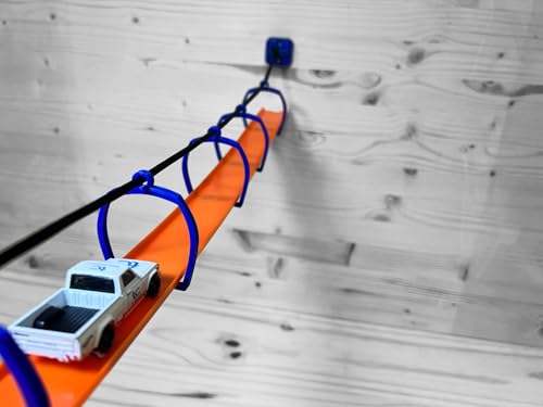 TechConnext Suspension Bridge for Hot Wheels – Orange PLA Elevated Track Add-On