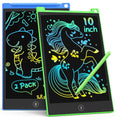 TECJOE 10-Inch LCD Writing Tablet 2-Pack – Colorful Doodle Board for Kids Ages 3-8
