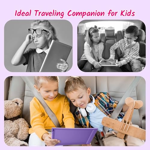 TECJOE 10-Inch LCD Writing Tablet 2-Pack – Colorful Doodle Board for Kids, Travel Learning Toy, Gift for Ages 3-8