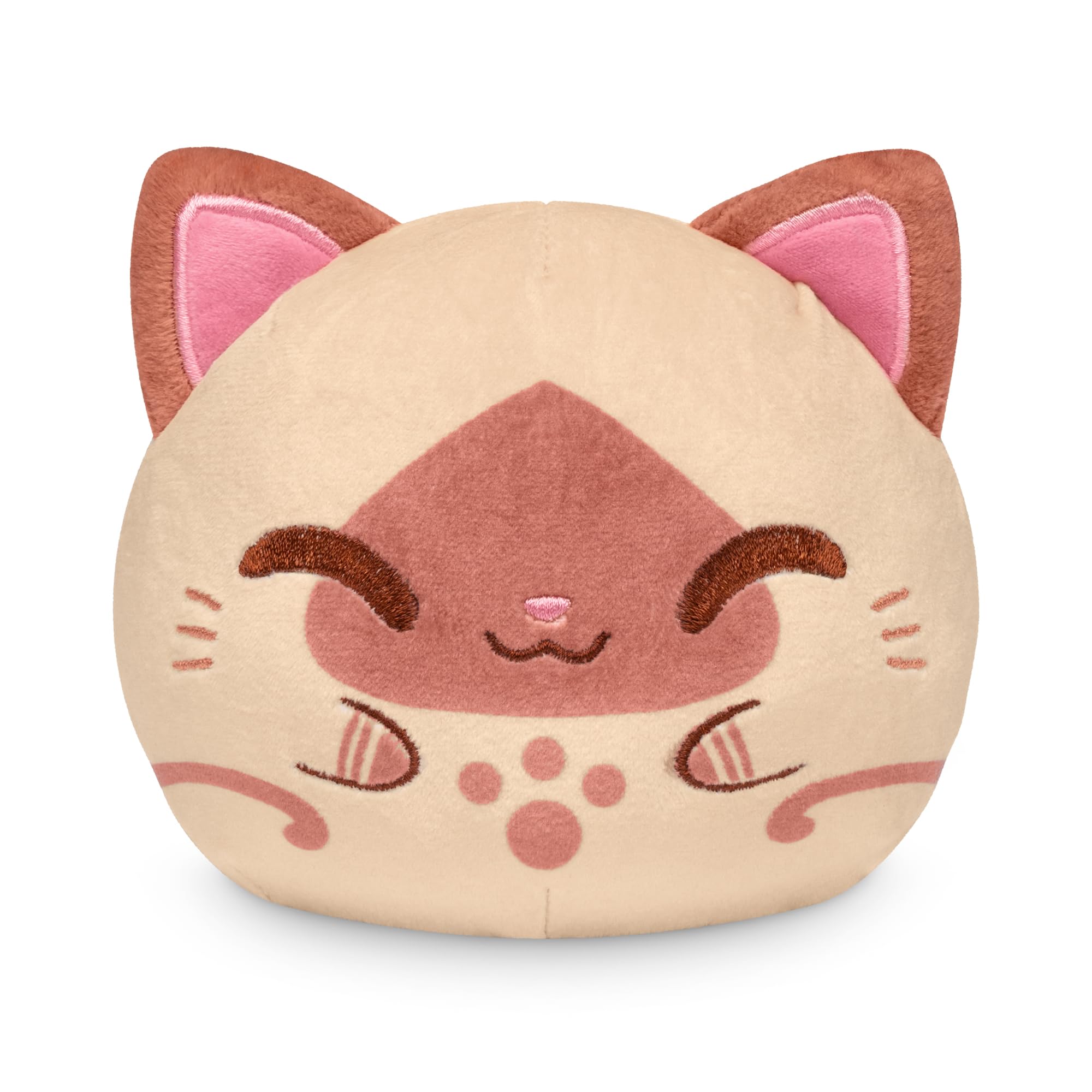 TeeTurtle 4-Inch Reversible Palico Plushie - Official Capcom Flip Plush with Two Expressions - Soft Embroidered Collectible Toy
