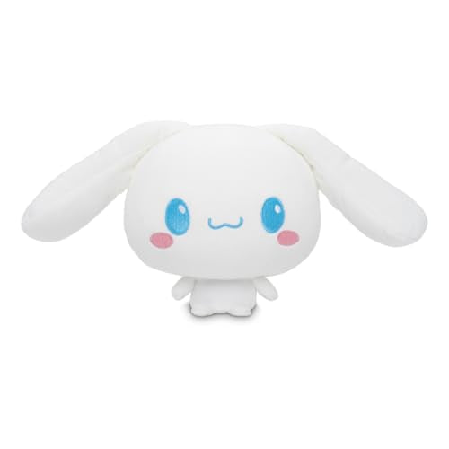 TeeTurtle Cloudheads Cinnamoroll Plush - 5-Inch Official Sanrio Stuffed Animal with Weighted Bottom and Embroidered Details