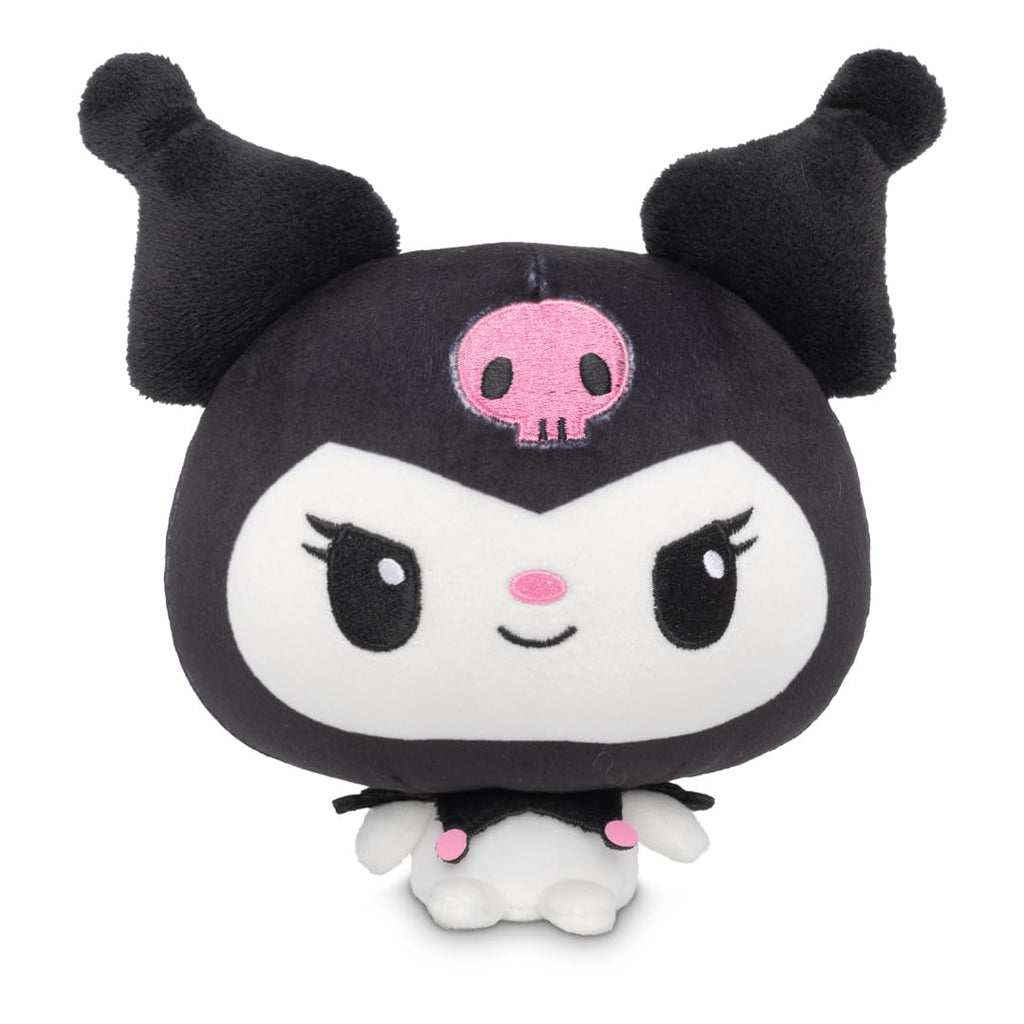 TeeTurtle Cloudheads Kuromi Plush - 5-Inch Official Sanrio Stuffed Animal - Soft Weighted Plush Toy