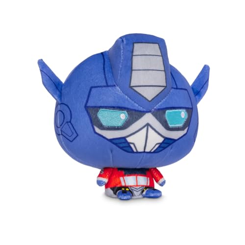 TeeTurtle Cloudheads Optimus Prime Plush – 5-Inch Officially Licensed Transformers Stuffed Animal with Weighted Bottom and Embroidered Details