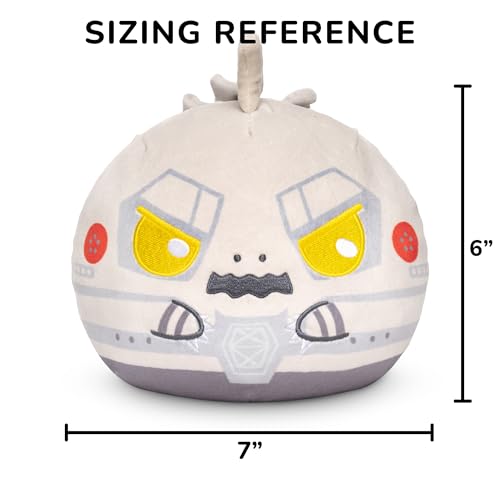 TeeTurtle Reversible Godzilla MechaGodzilla 6-Inch Two-Sided Flip Plush Toy with Embroidered Details