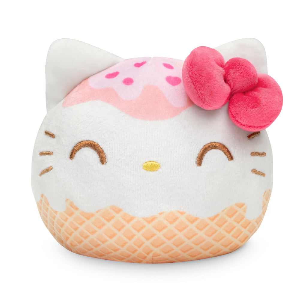 TeeTurtle Reversible Hello Kitty Plushie 4-Inch Ice Cream Flip Toy