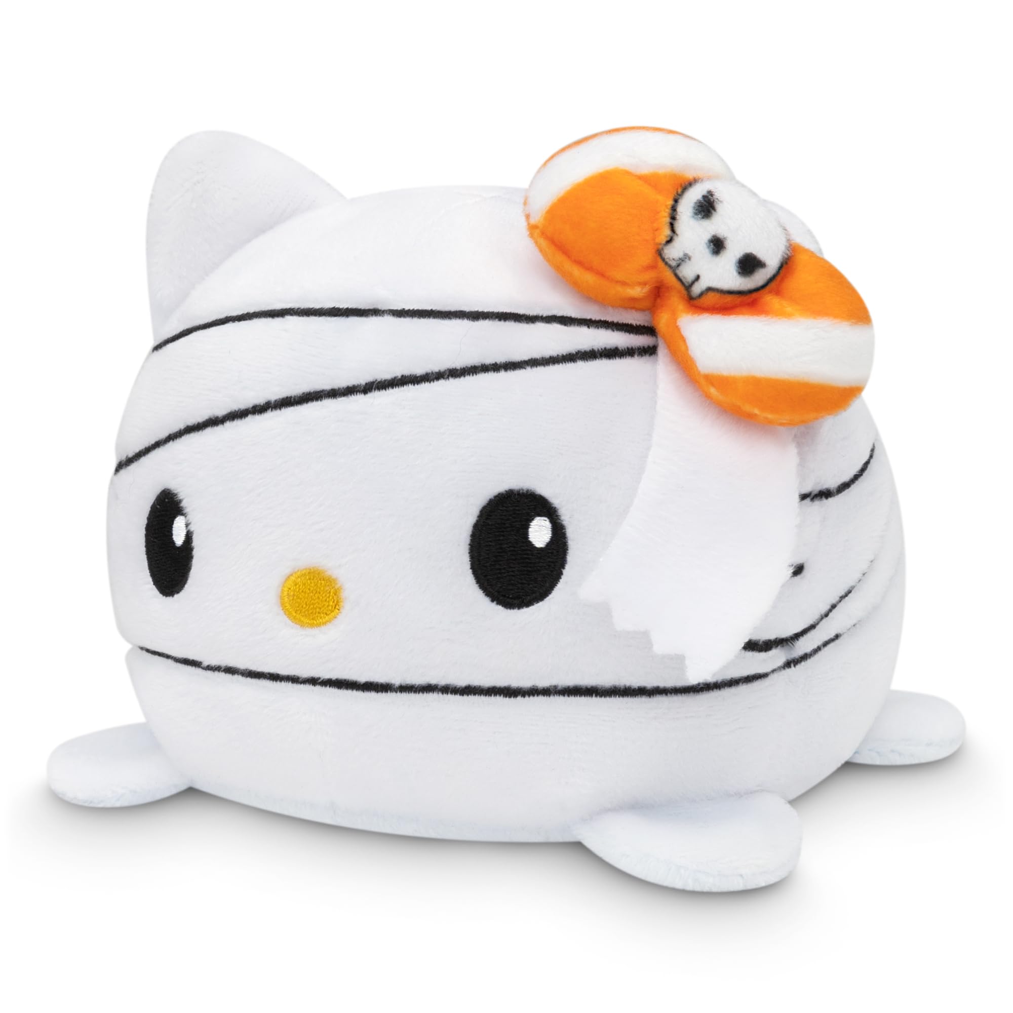 TeeTurtle Reversible Hello Kitty Plushie 4-Inch Mummy & Monster Two-Sided Flip Toy