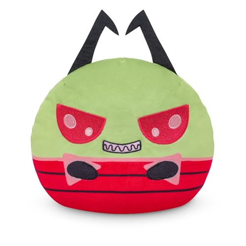 TeeTurtle Reversible Invader Zim Plush – 6-Inch Flip Toy with Human Disguise, Embroidered Details