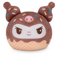 TeeTurtle Reversible Sanrio Kuromi Plushie – 4-Inch Two-Sided Flip Toy with Embroidered Details