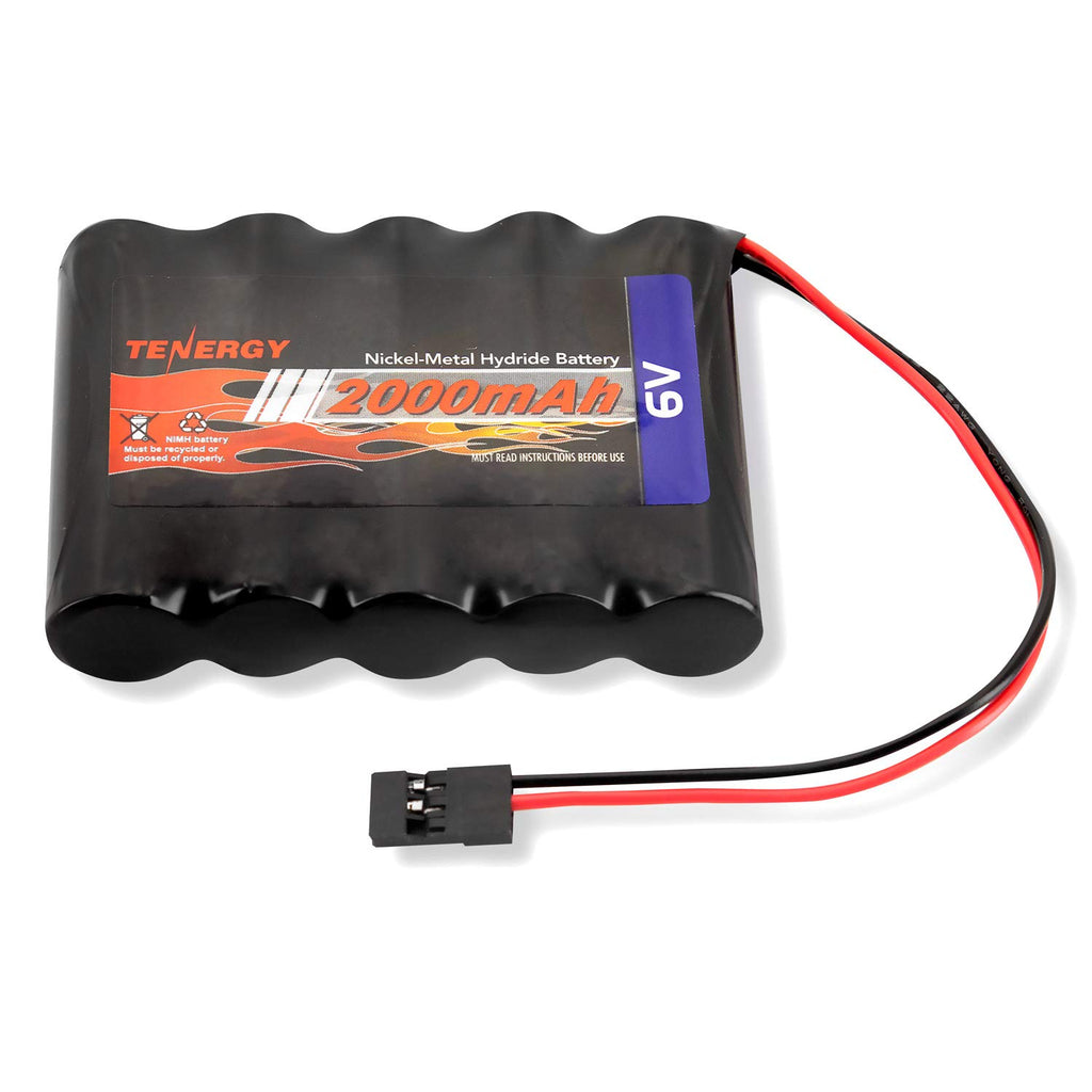 Tenergy NiMH Receiver RX Battery 6V 2000mAh Hitec Connector for RC Airplanes