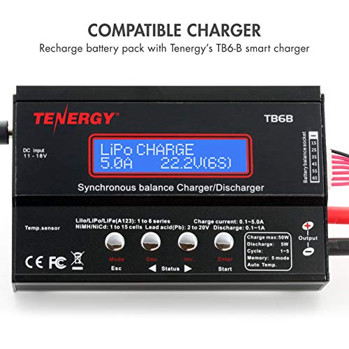 Tenergy NiMH Receiver RX Battery 6V 2000mAh Hitec Connector for RC Airplanes