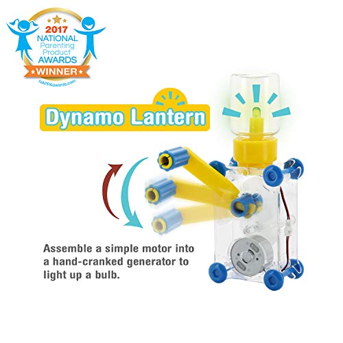 Tenergy ODEV Dynamo Lantern: Hand-Crank STEM Building Toy for Ages 14+