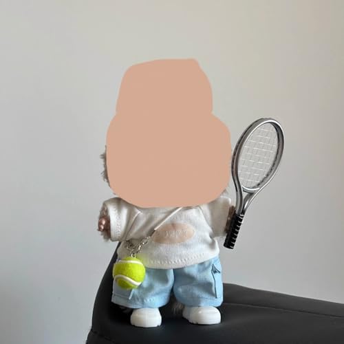 Tennis Pack Blue Doll Clothing Set for Labubu (17cm / 6.7in)