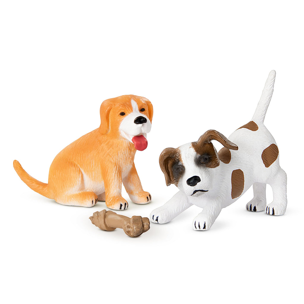 Terra by Battat Dog House Playset – 2 Toy Dog Figurines with Accessories for Kids Ages 3+