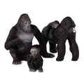 Terra by Battat Gorilla Family Set – 4 Realistic Gorilla Figurines for Kids Ages 3+