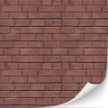 TexturKontor 3-Pack Self-Adhesive Wall Cladding Sheets for 1:12 Scale Dollhouses – Townhouse Brick Pattern