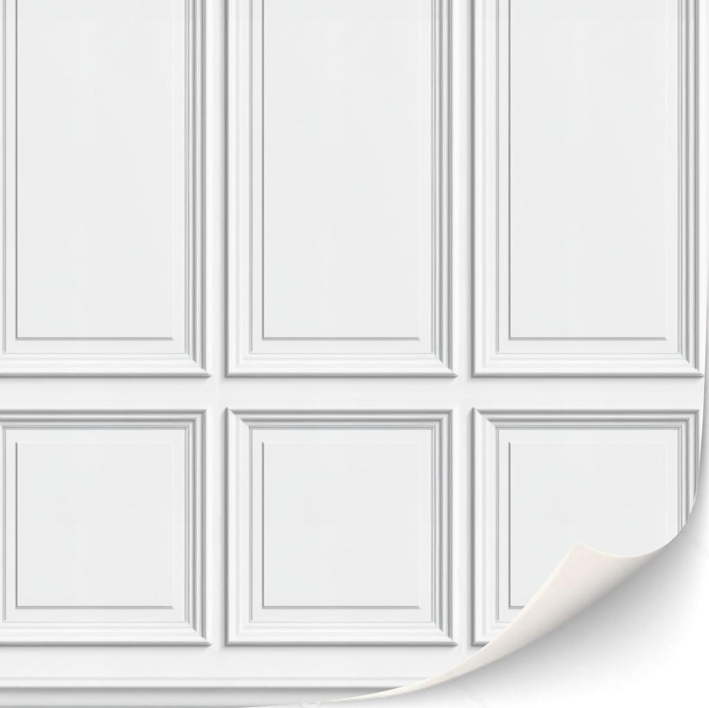 TexturKontor Self-Adhesive Wall Cladding for 1:12 Scale Dollhouses – 3 Wood Paneled Sheets (Renaissance)