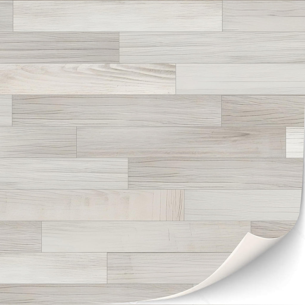 TexturKontor White Oak Self-Adhesive Dollhouse Flooring, 3 Sheets, 1:12 Scale