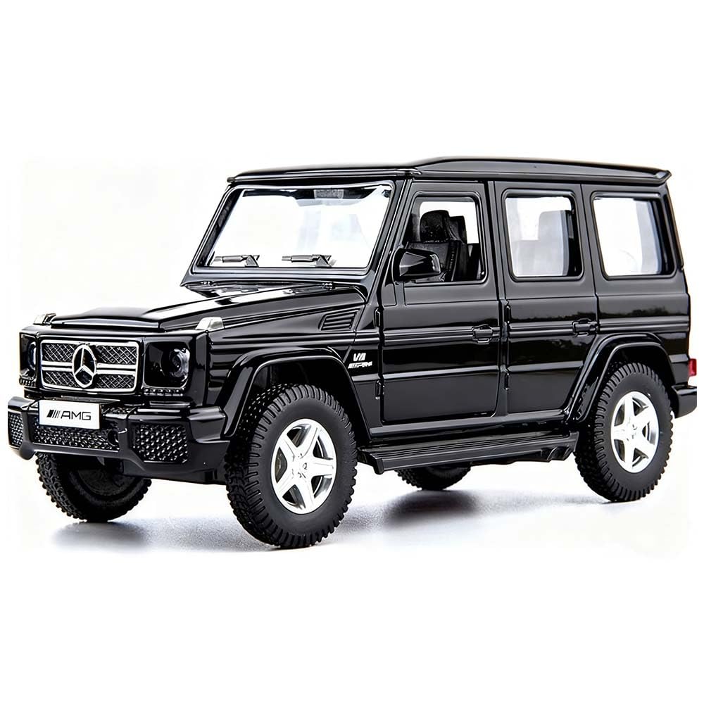 TGRCM-CZ 1/36 Scale G63 G Wagon Pull Back Toy Car – Zinc Alloy Model with Opening Doors for Kids and Adults