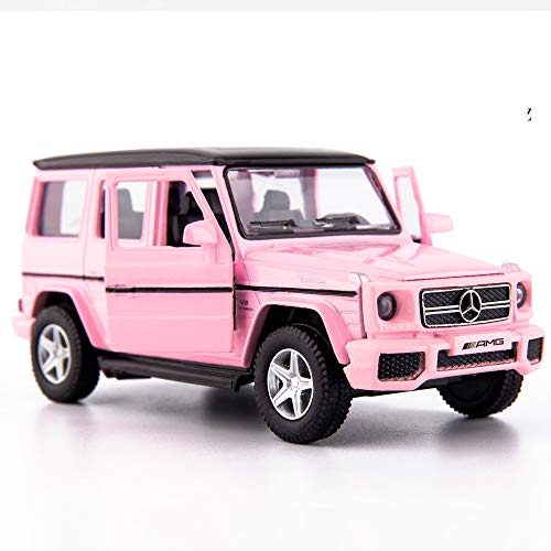 TGRCM-CZ 1:36 Scale Pink Mercedes-Benz G63 Pull-Back Die-Cast Car Model for Kids and Collectors