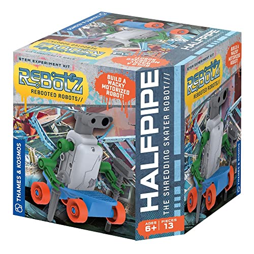 Thames & Kosmos ReBotz Halfpipe: Build a Motorized Skateboard Robot
