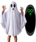 THDZS Unisex Ghost Costume – White Boo Cloak Cape for Kids Ages 3+