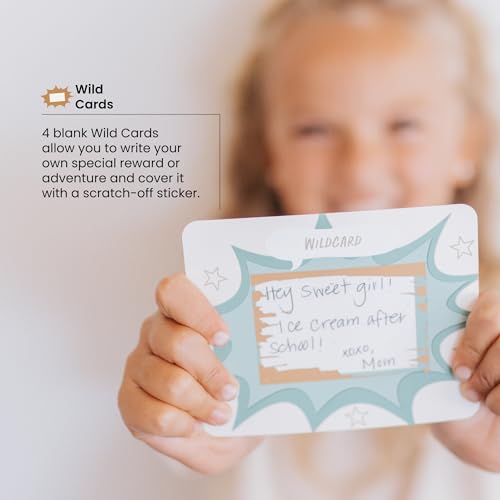The Adventure Challenge Lunchbox Notes – 28 Scratch-Off Cards for Kids (Multicolor)