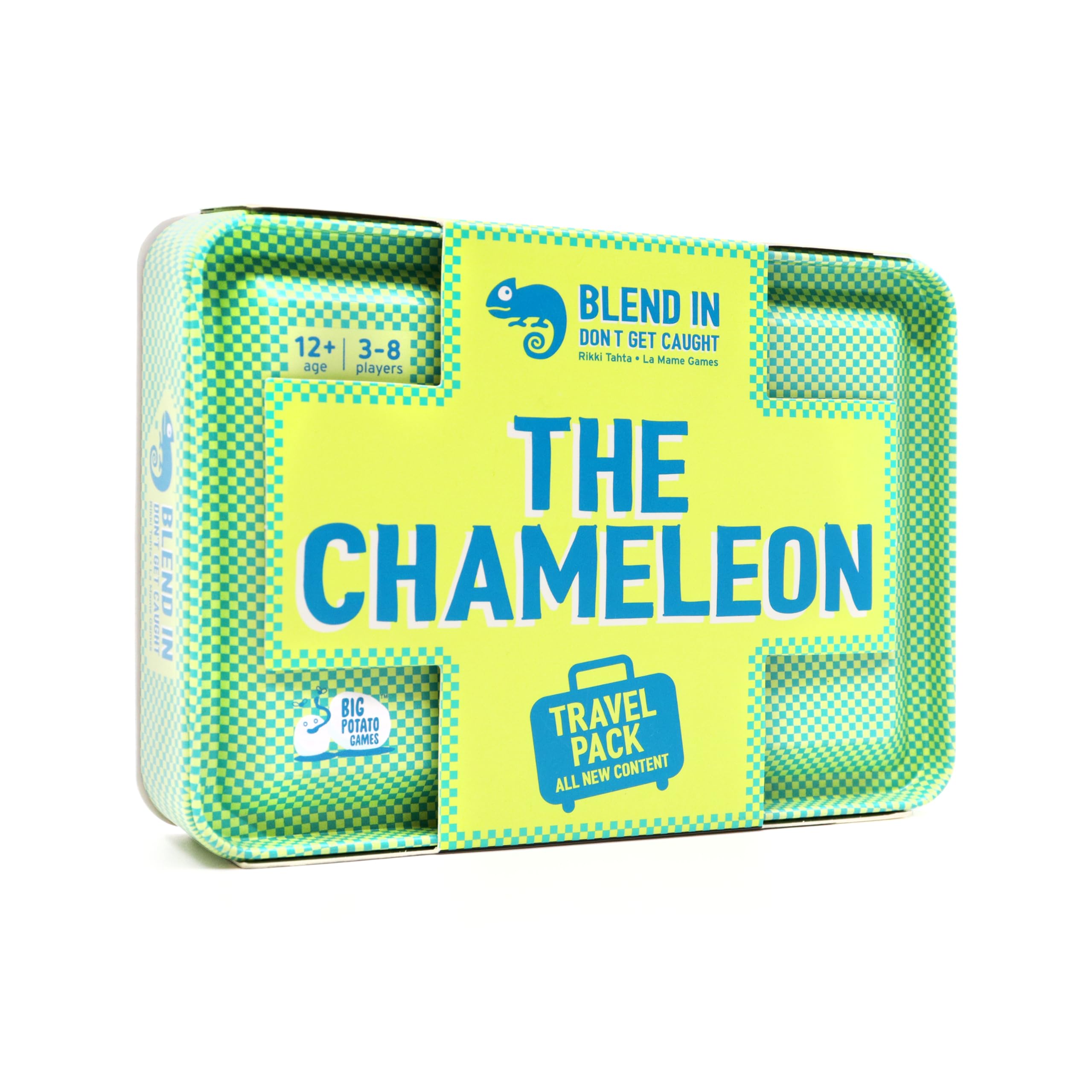 The Chameleon Travel – Award-Winning Bluffing Game in a Portable Tin with 20 New Topic Cards