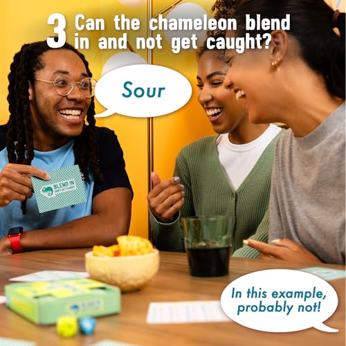 The Chameleon Travel – Award-Winning Bluffing Game in a Portable Tin with 20 New Topic Cards