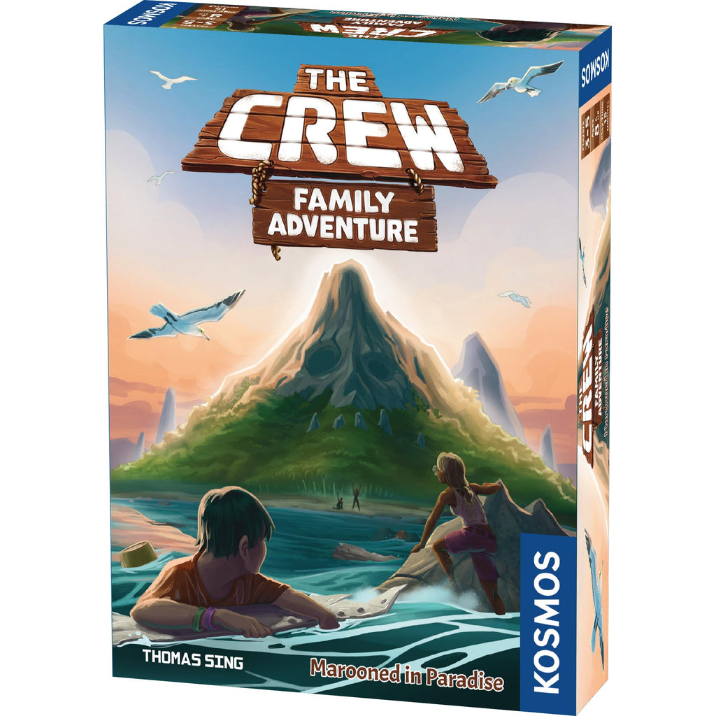 The Crew: Family Adventure - Marooned in Paradise – Cooperative Card Game for Ages 8+ (2-5 Players, 15 Min)