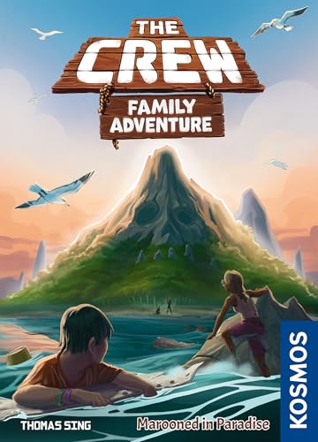 The Crew: Family Adventure - Marooned in Paradise – Cooperative Card Game for Ages 8+ (2-5 Players, 15 Min)