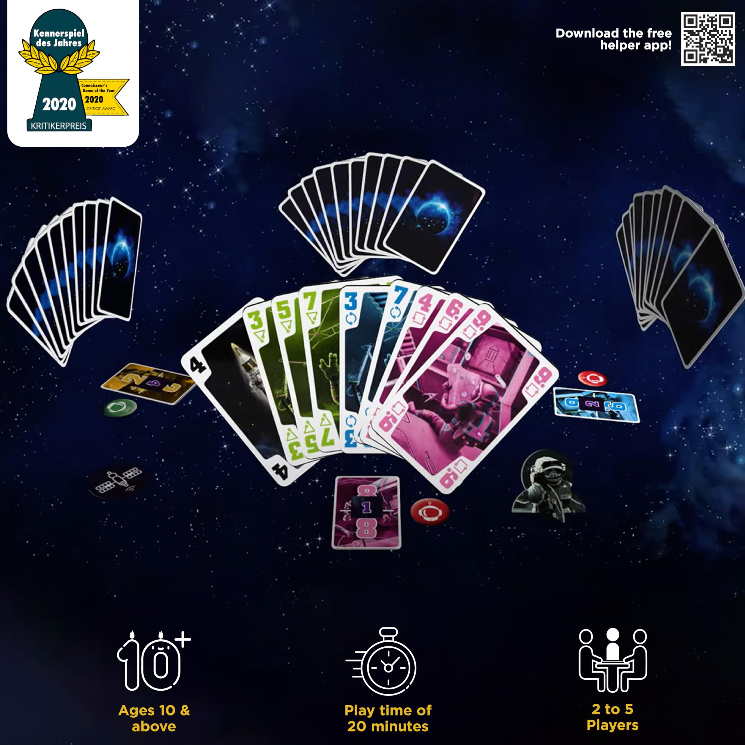 The Crew: Quest for Planet Nine – Cooperative Trick-Taking Card Game (3-5 Players, Ages 10+)