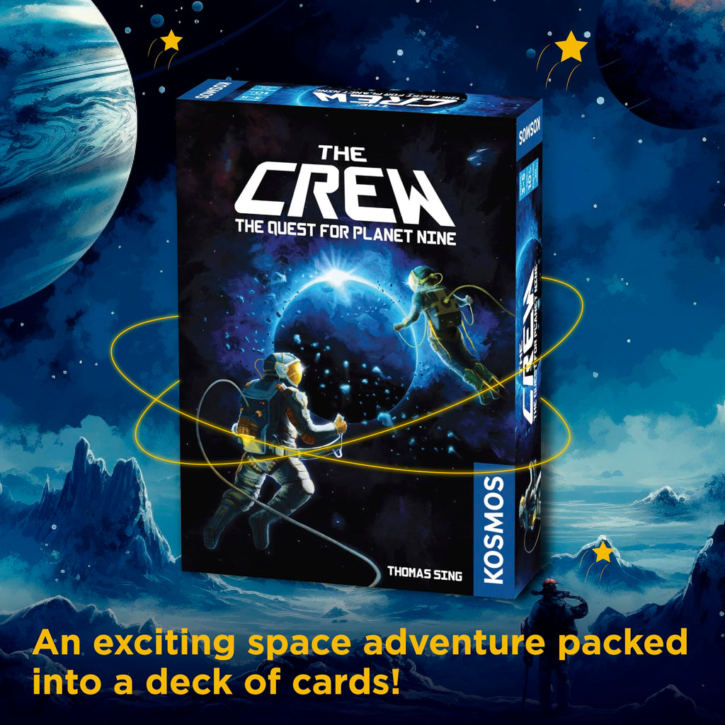 The Crew: Quest for Planet Nine – Cooperative Trick-Taking Card Game (3-5 Players, Ages 10+)