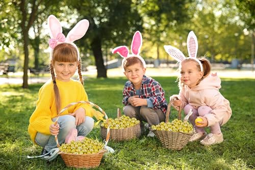 The Dreidel Company 12-Pack Shimmering Metallic Gold Easter Eggs – 2.38 Inch Hinged Plastic Eggs