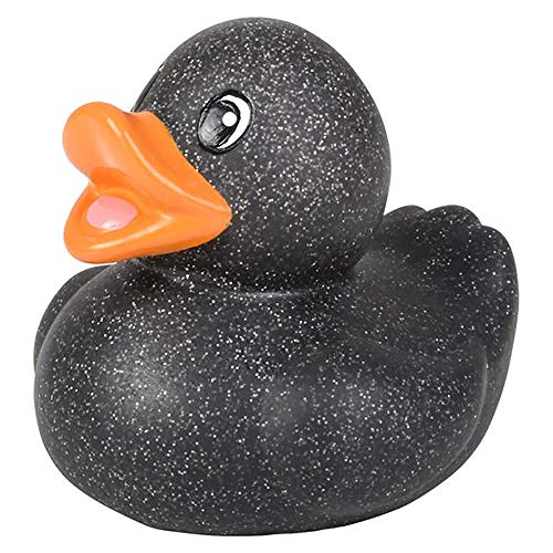 The Dreidel Company 20-Pack Glitter Rubber Ducks - 2 Inch Vinyl Duckies for Bath, Party Favors, Pool Toys