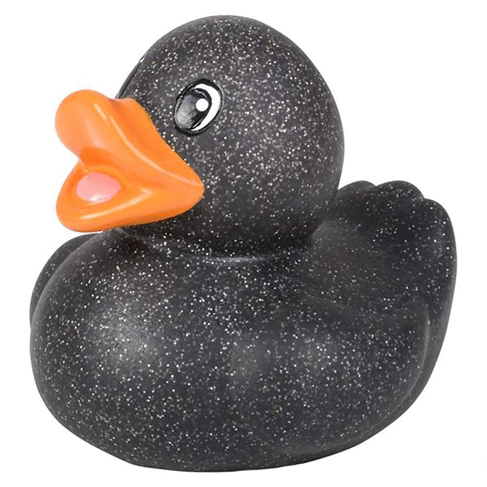 The Dreidel Company 20-Pack Glitter Rubber Ducks - 2 Inch Vinyl Duckies for Bath, Party Favors, Pool Toys