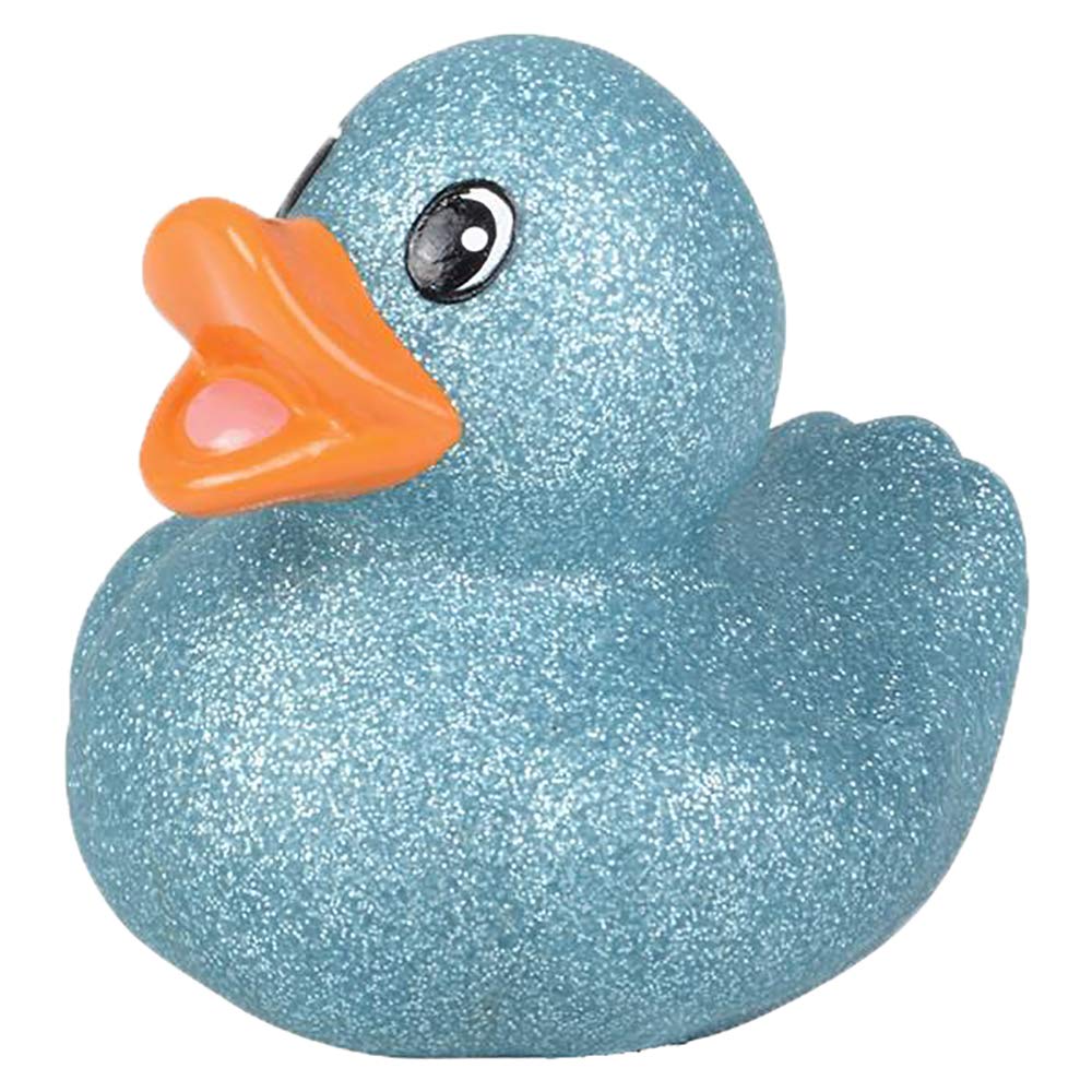 The Dreidel Company 20-Pack Glitter Rubber Ducks - 2 Inch Vinyl Duckies for Bath, Party Favors, Pool Toys