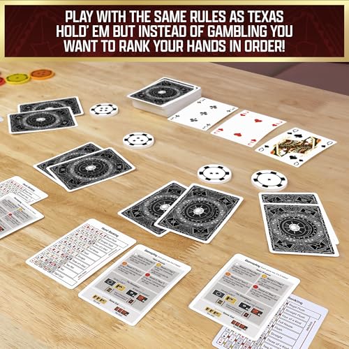 The Gang: Cooperative Poker Card Game – Heist Team Game for Family Game Night