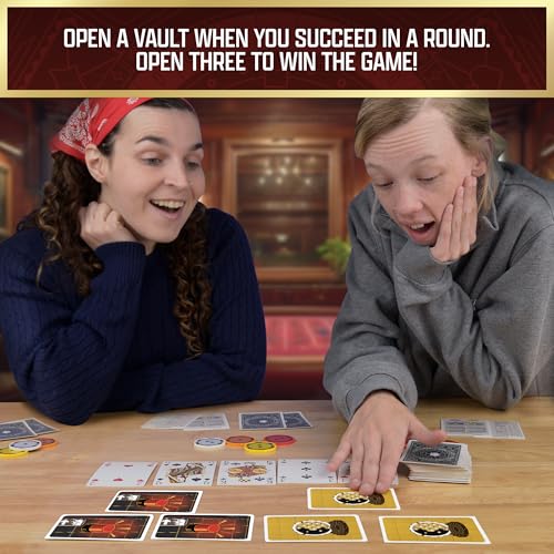 The Gang: Cooperative Poker Card Game – Heist Team Game for Family Game Night
