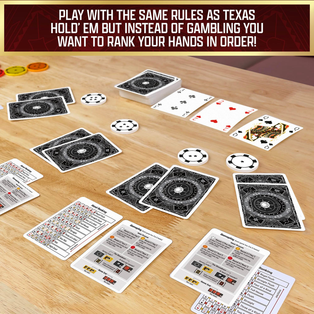 The Gang: Cooperative Poker Card Game – Heist Team Game for Family Game Night