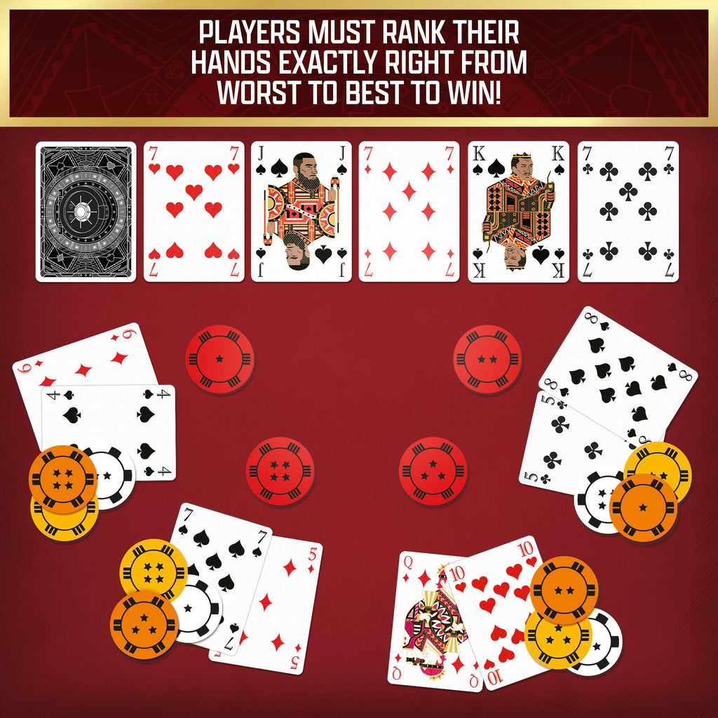 The Gang: Cooperative Poker Card Game – Heist Team Game for Family Game Night