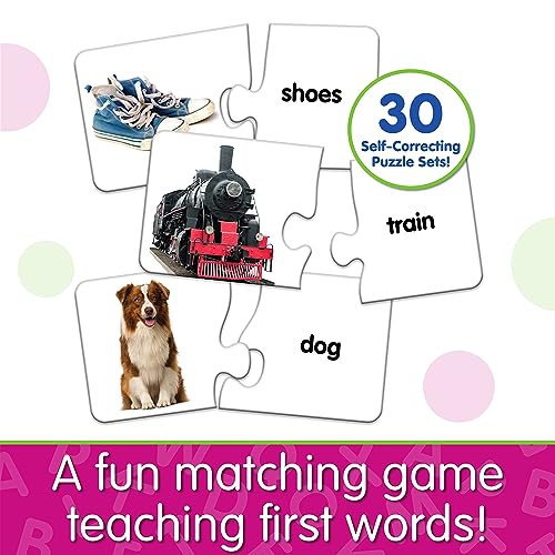 The Learning Journey Match It! - First Words: 30 Self-Correcting Picture Puzzles for Toddlers Ages 3+